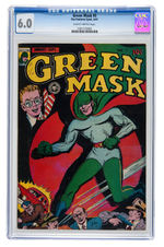 "GREEN MASK" #5 JUNE 1941 CGC 6.0 FINE.