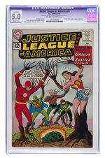 "JUSTICE LEAGUE OF AMERICA" #9 FEBRUARY 1962 CGC RESTORED APPARENT 5.0 SLIGHT C-1 VG/FINE.