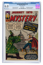 "JOURNEY INTO MYSTERY" #96 SEPTEMBER 1963 CGC 6.0 FINE.