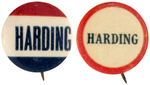 HARDING FOUR UNCOMMON BUTTONS.