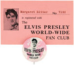 "THE ELVIS PRESLEY WORLD-WIDE FAN CLUB" KIT.