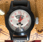 “HOPALONG CASSIDY WRISTWATCH”  VARIETY ON SADDLE IN DISPLAY BOX.