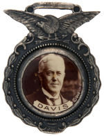 "DAVIS" CELLULOID ON METAL WATCH FOB FROM 1924.