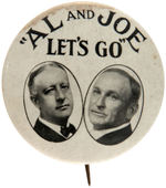 "'AL AND JOE LET'S GO'" RARE ORIGINAL OF WIDELY REPRODUCED JUGATE.