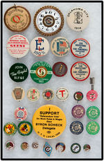 RAILROAD COLLECTION OF MOSTLY EARLY UNION RELATED GROUP OF 32 PIECES.