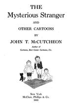 JOHN T. MCCUTCHEON LARGE FAMILY AND DOG WRITING BOOKS 1905 ORIGINAL ART.