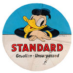 DONALD DUCK "STANDARD GASOLINE" SPARE TIRE COVER.