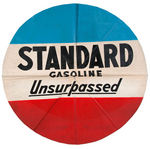 "STANDARD GASOLINE" SPARE TIRE COVER.