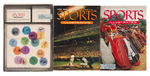 "SPORTS ILLUSTRATED" 1st & 2nd ISSUES WITH BASEBALL CARDS FOLDOUTS & ENVELOPE.