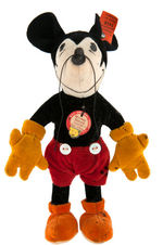 STEIFF "MICKEY MOUSE" DOLL WITH BUTTON/TAGS.