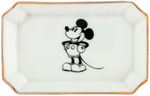 MICKEY MOUSE ROSENTHAL CHINA DRESSER TRAY PAIR.