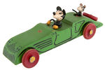 "MICKEY MOUSE" RARE FUN-E-FLEX PULL TOY (COLOR VARIETY).