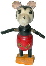 "MICKEY MOUSE" RARE FUN-E-FLEX PULL TOY (COLOR VARIETY).