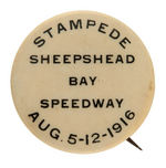 RARE AND EARLY 1916 LONG ISLAND AUTO RACE BUTTON.