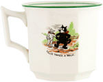 FELIX THE CAT CHINA CUP & BOWL.