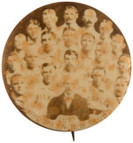 RARE CAMEO PEPSIN GUM 1898 ISSUE SHOWING 1897 BROOKLYN BASEBALL TEAM.