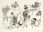 "THE FLINTSTONES" ORIGINAL BOOK ART.