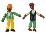 AMOS 'N' ANDY JAYMAR WOOD JOINTED FIGURES.