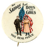 CLASSIC 1908 "THE SALOON OR THE BOYS AND GIRLS THE REAL ISSUE."