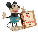 "MICKEY MOUSE" GERMAN METAL BRIDGE TRUMP FIGURE DISPLAY.