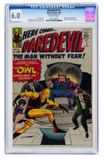 "DAREDEVIL" #3 AUGUST 1964 CGC 6.0 FINE.