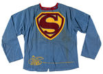 "SUPERMAN - THE OFFICIAL PLAY SUIT BY BEN COOPER" COMPLETE BOXED OUTFIT.