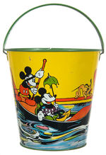 MICKEY & MINNIE MOUSE SAND PAIL IN CHOICE CONDITION.