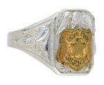 “TOM MIX DEPUTY” RARE PREMIUM RING IN HIGH GRADE NEAR MINT.