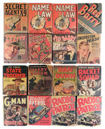 G-MAN/DETECTIVE BLB/BTLB LOT.