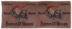 “BUSTER BROWN/BROWN BILT SHOES” ILLUSTRATED SHOE STORE RUG.