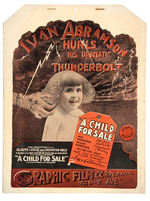 “A CHILD FOR SALE” ORIGINAL 1920 SILENT MOVIE RELEASE PRESS BOOK/SEVEN LOBBY CARDS.