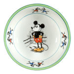 MICKEY MOUSE BOXING THEME PARAGON-LIKE CHINA BOWL AND EGG CUP.