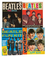 “THE BEATLES” PAPER EPHEMERA LOT OF NINE ITEMS.