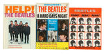 “THE BEATLES” MOVIE PROGRAMS/SHEET MUSIC/SONGBOOK LOT.