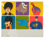 BEATLES “THE YELLOW SUBMARINE PARTY COASTERS/POPSTICKLES STICK-ONS” LOT.