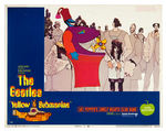 “THE BEATLES YELLOW SUBMARINE” ORIGINAL 1968 RELEASE LOBBY CARD TRIO.