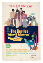 “THE BEATLES YELLOW SUBMARINE” ORIGINAL 1968 US & ARGENTINIAN RELEASE MOVIE POSTERS.