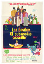 “THE BEATLES YELLOW SUBMARINE” ORIGINAL 1968 US & ARGENTINIAN RELEASE MOVIE POSTERS.