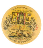 EARLY BUTTON AND REGALIA CANADIAN MAKERS SELF ADVERTISING BUTTON.