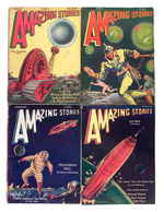 “AMAZING STORIES” SCIENCE FICTION PULP LOT.