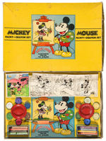 "MICKEY MOUSE PAINT AND CRAYON SET."