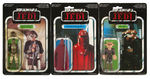 "STAR WARS: RETURN OF THE JEDI" PALITOY CARDED ACTION FIGURE TRIO.