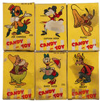 "MICKEY MOUSE CANDY & TOY" BOXES.