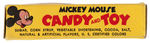 "MICKEY MOUSE CANDY & TOY" BOXES.