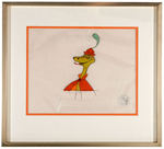 “ROBIN HOOD” FRAMED ANIMATION CEL TRIO- ROBIN & SHERIFF, FRIAR TUCK, SIR HISS.