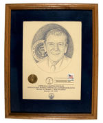 RONALD REAGAN LIMITED EDITION FRAMED IMAGES.