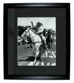 "BARRY GOLDWATER" SIGNED PHOTO FRAMED.