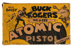 "BUCK ROGERS U-235 ATOMIC PISTOL" BOX & DAISY HANDBOOK.