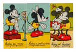 RARE MICKEY MOUSE FRENCH CHOCOLATE CARDS.