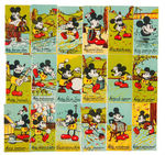 RARE MICKEY MOUSE FRENCH CHOCOLATE CARDS.